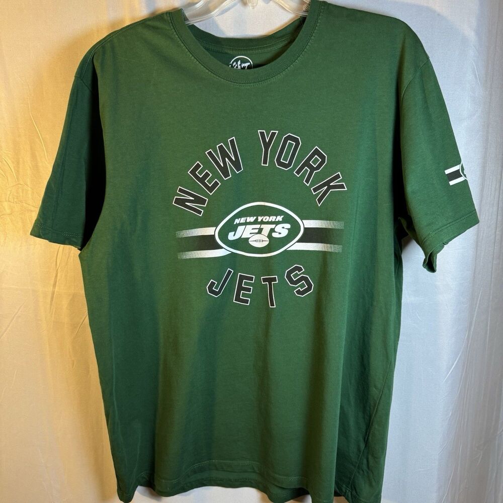 New York Jets T-Shirt Men’s XL Green NFL Football Graphic Tee ’47 Brand
